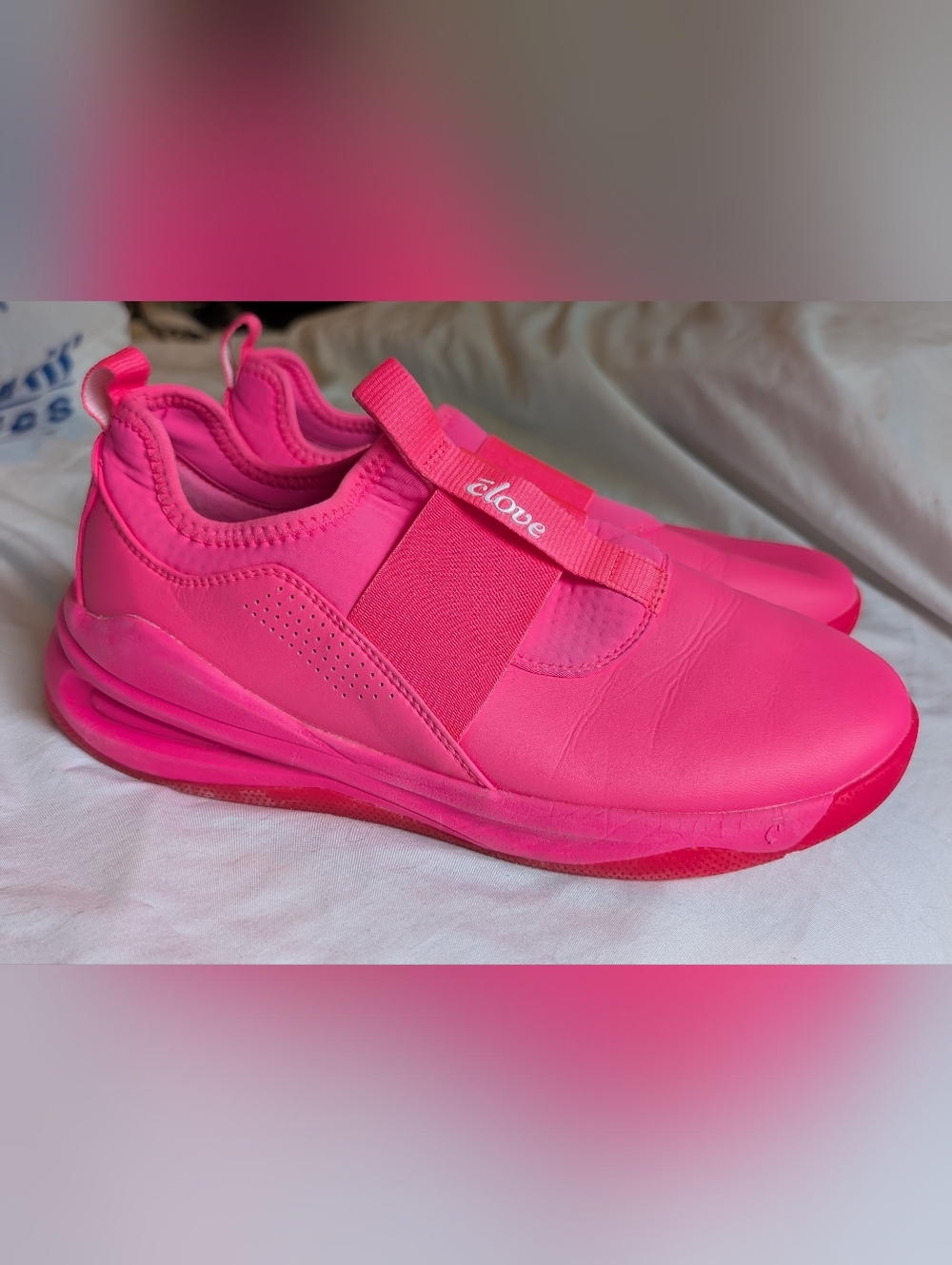 Clove Hot Pink Slip-On Healthcare Sneakers